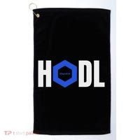 Chainlink Crypto Hodl Text Link Cryptocurrency Words Golf Towel thumb 0