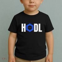 Chainlink Crypto Hodl Text Link Cryptocurrency Words Toddler T-Shirt thumb 2