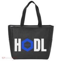 Chainlink Crypto Hodl Text Link Cryptocurrency Words Tote Bag thumb 0