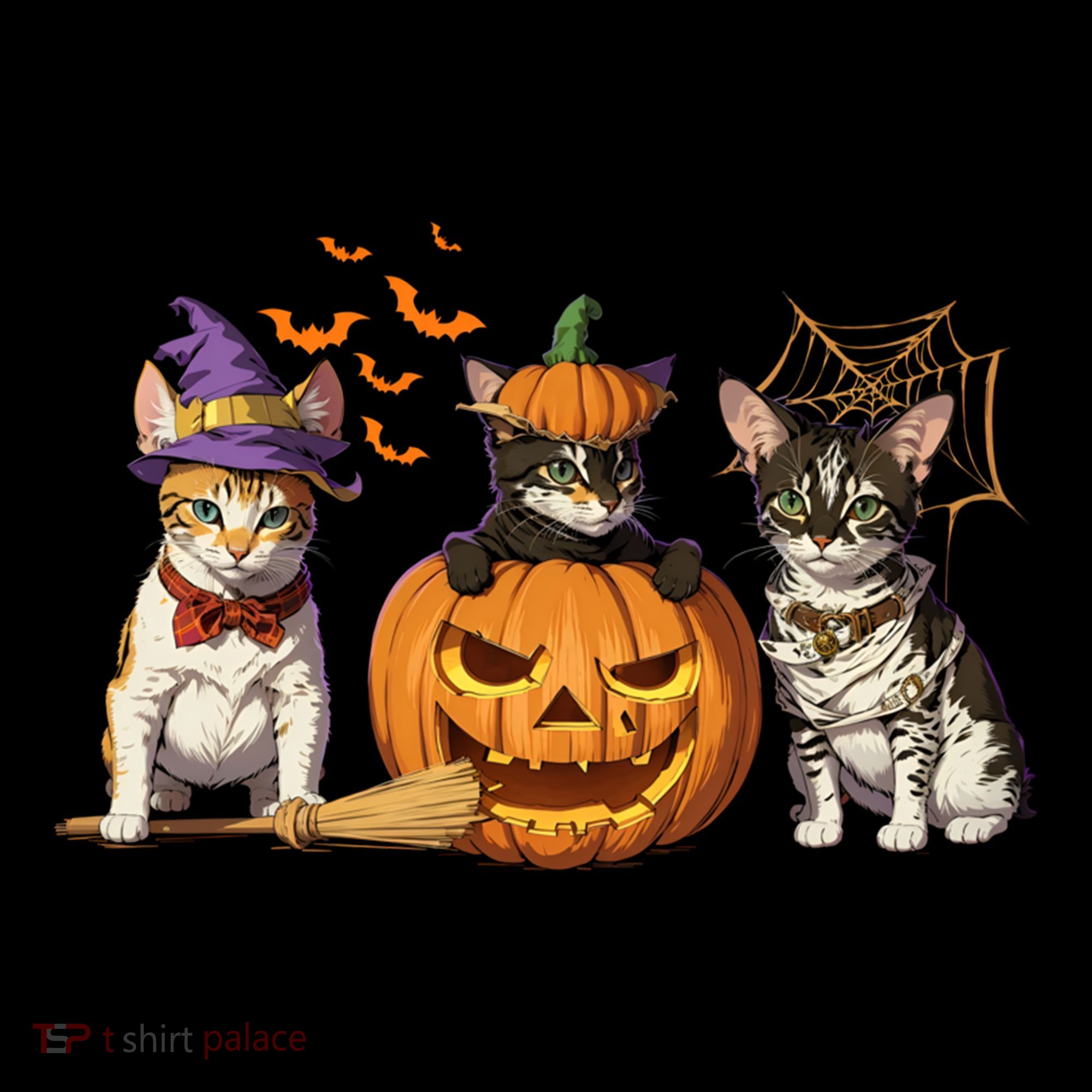 Cute Cat Halloween Witch Mummy Pumpkin Funny Cat Lover Gift Coffee Mug