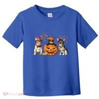 Cute Cat Halloween Witch Mummy Pumpkin Funny Cat Lover Gift Toddler T-Shirt thumb 0