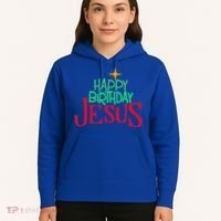Christian Christmas HAPPY BIRTHDAY JESUS Gift Hoodie thumb 5
