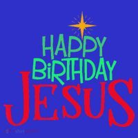 Christian Christmas HAPPY BIRTHDAY JESUS Gift Sweatshirt thumb 3