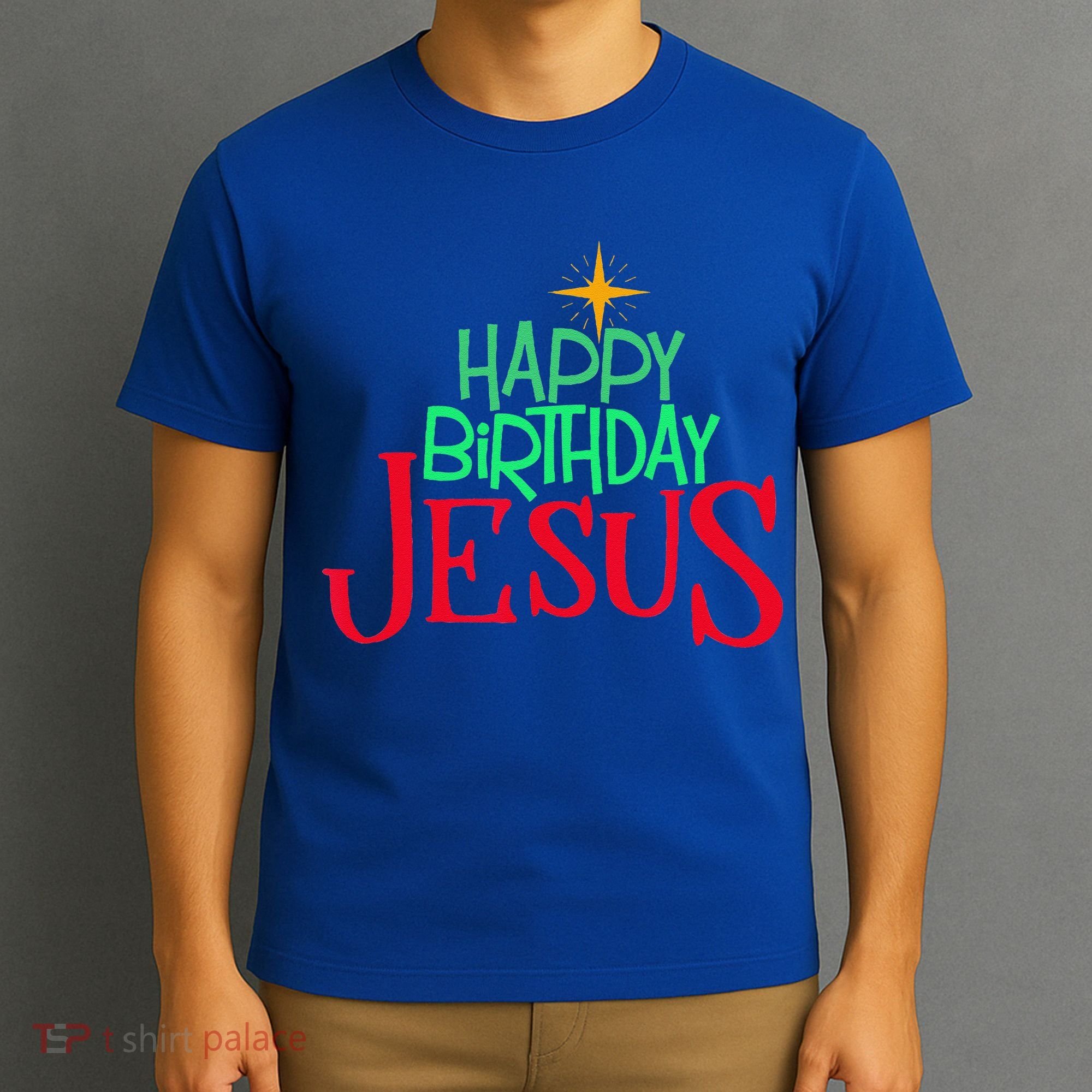 Christian Christmas HAPPY BIRTHDAY JESUS Gift T-Shirt