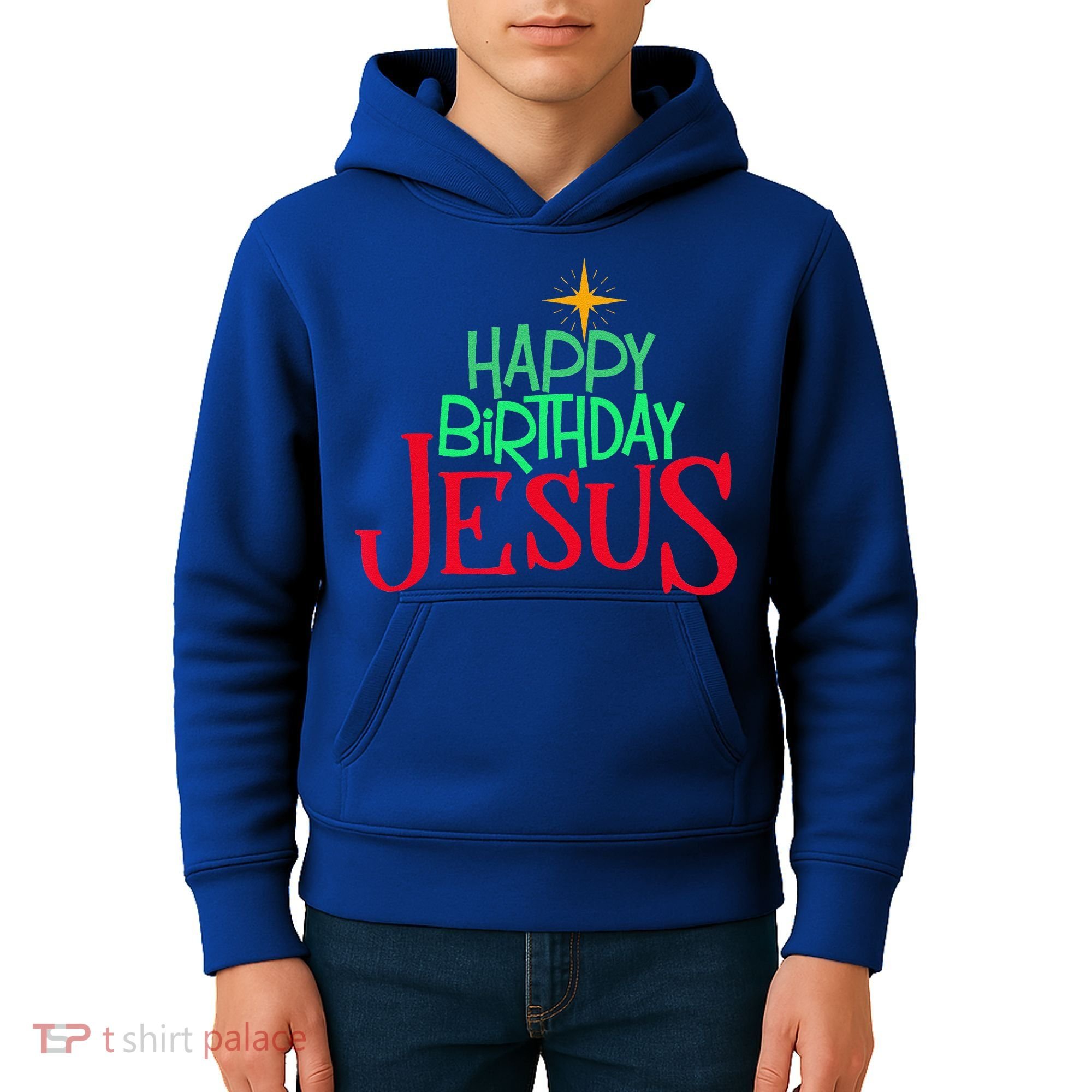Christian Christmas HAPPY BIRTHDAY JESUS Gift Kids Hoodie