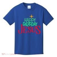 Christian Christmas HAPPY BIRTHDAY JESUS Gift Kids T-Shirt thumb 0