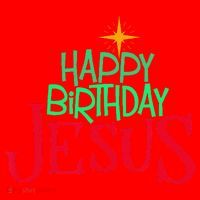 Christian Christmas HAPPY BIRTHDAY JESUS Gift Santa Hat thumb 1