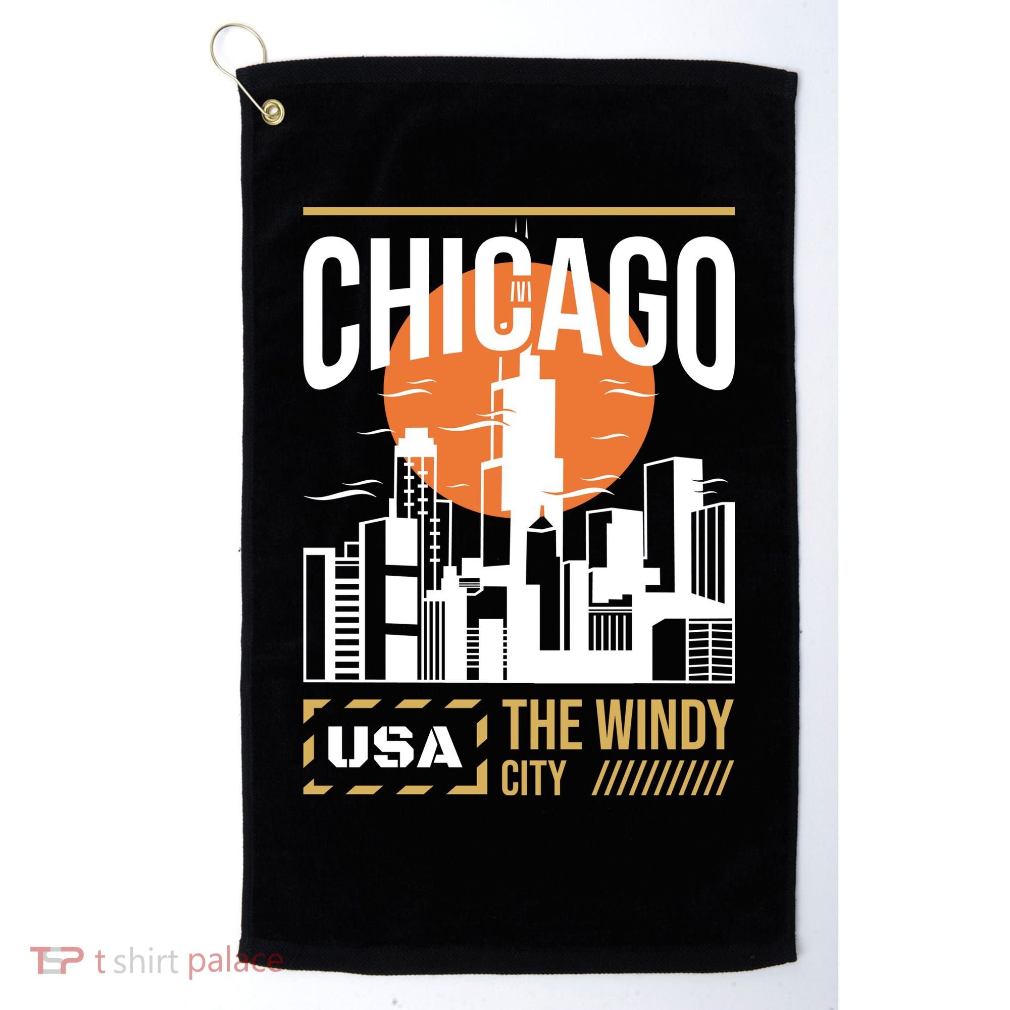 Chicago Golf Towel