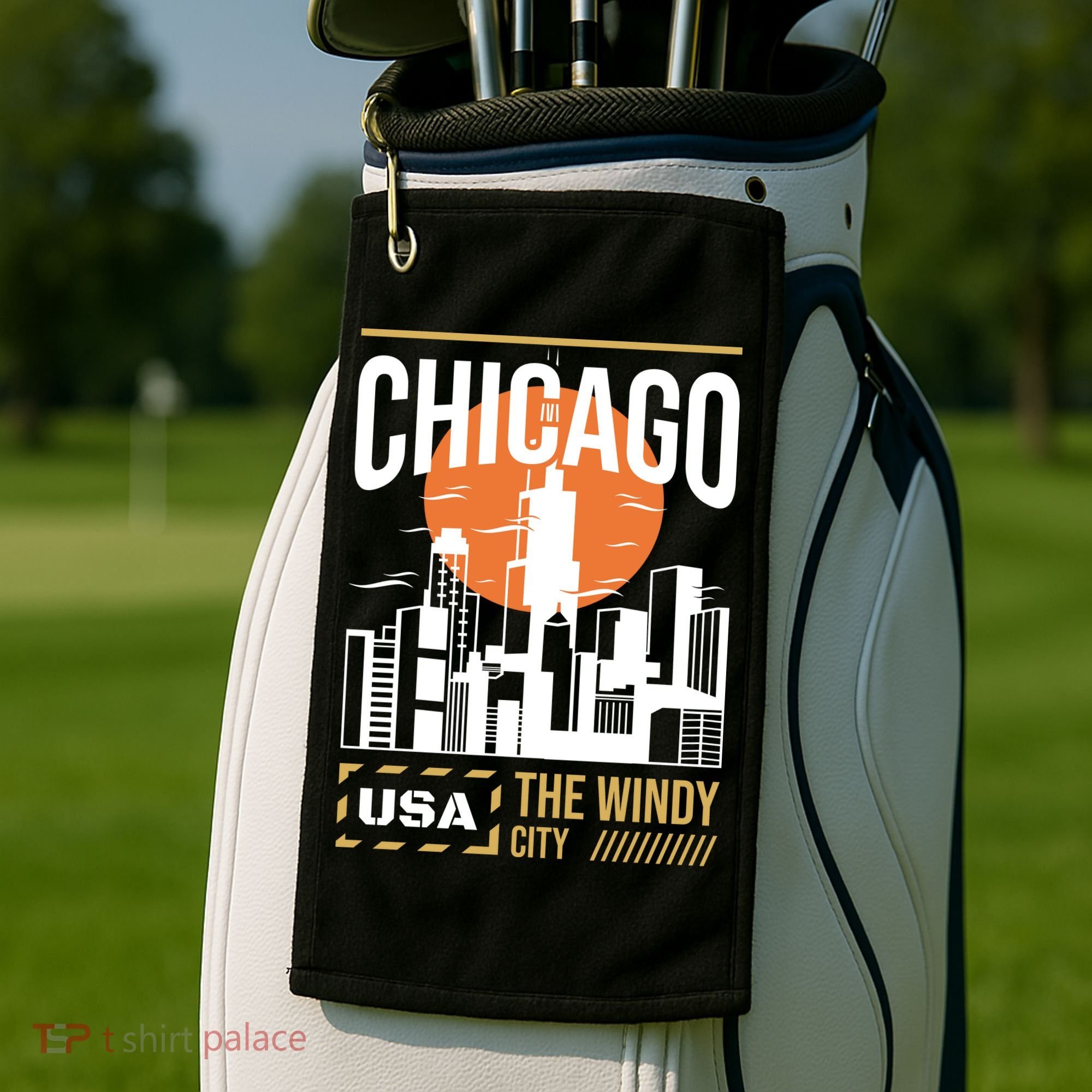 Chicago Golf Towel