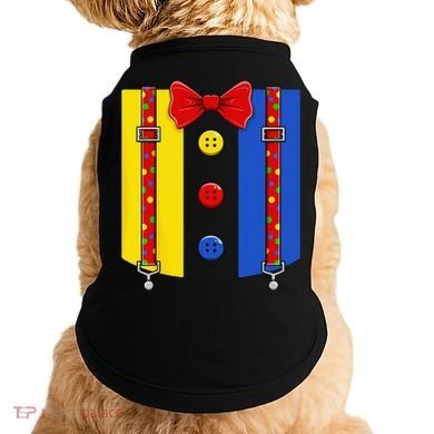 Clown Costume Halloween Circus Matching Doggie Tank