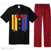 Clown Costume Halloween Circus Matching Pajama Set thumb 0
