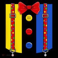 Clown Costume Halloween Circus Matching Ornament thumb 1