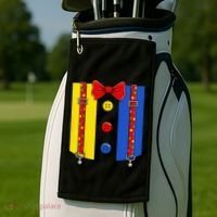 Clown Costume Halloween Circus Matching Golf Towel thumb 2