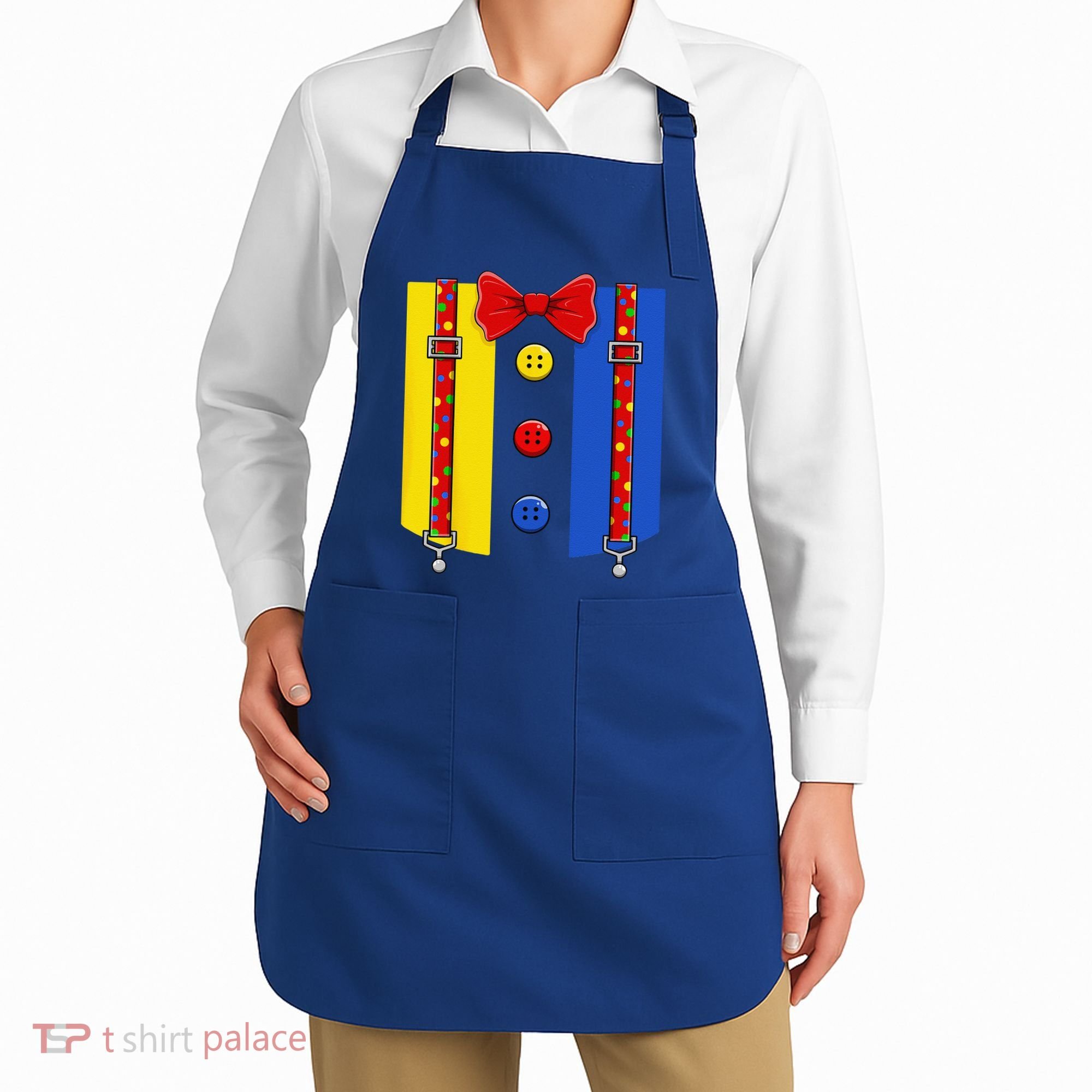 Clown Costume Halloween Circus Matching Apron