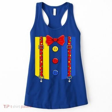 Clown Costume Halloween Circus Matching Women's Tank Top