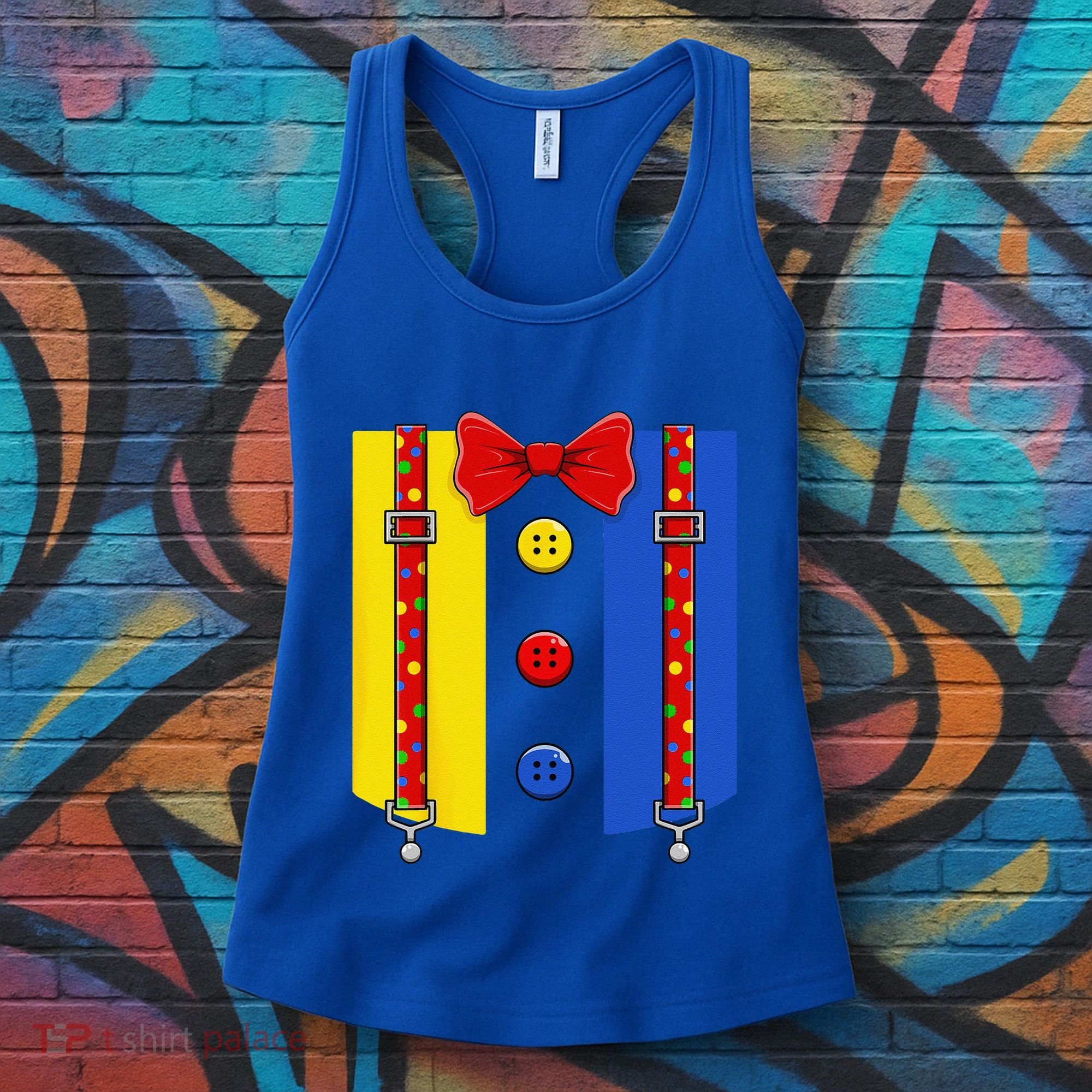Clown Costume Halloween Circus Matching Women's Tank Top