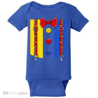 Clown Costume Halloween Circus Matching Baby Bodysuit
