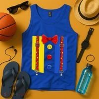 Clown Costume Halloween Circus Matching Tank Top thumb 4