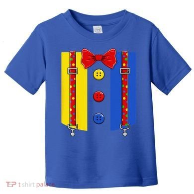 Clown Costume Halloween Circus Matching Toddler T-Shirt