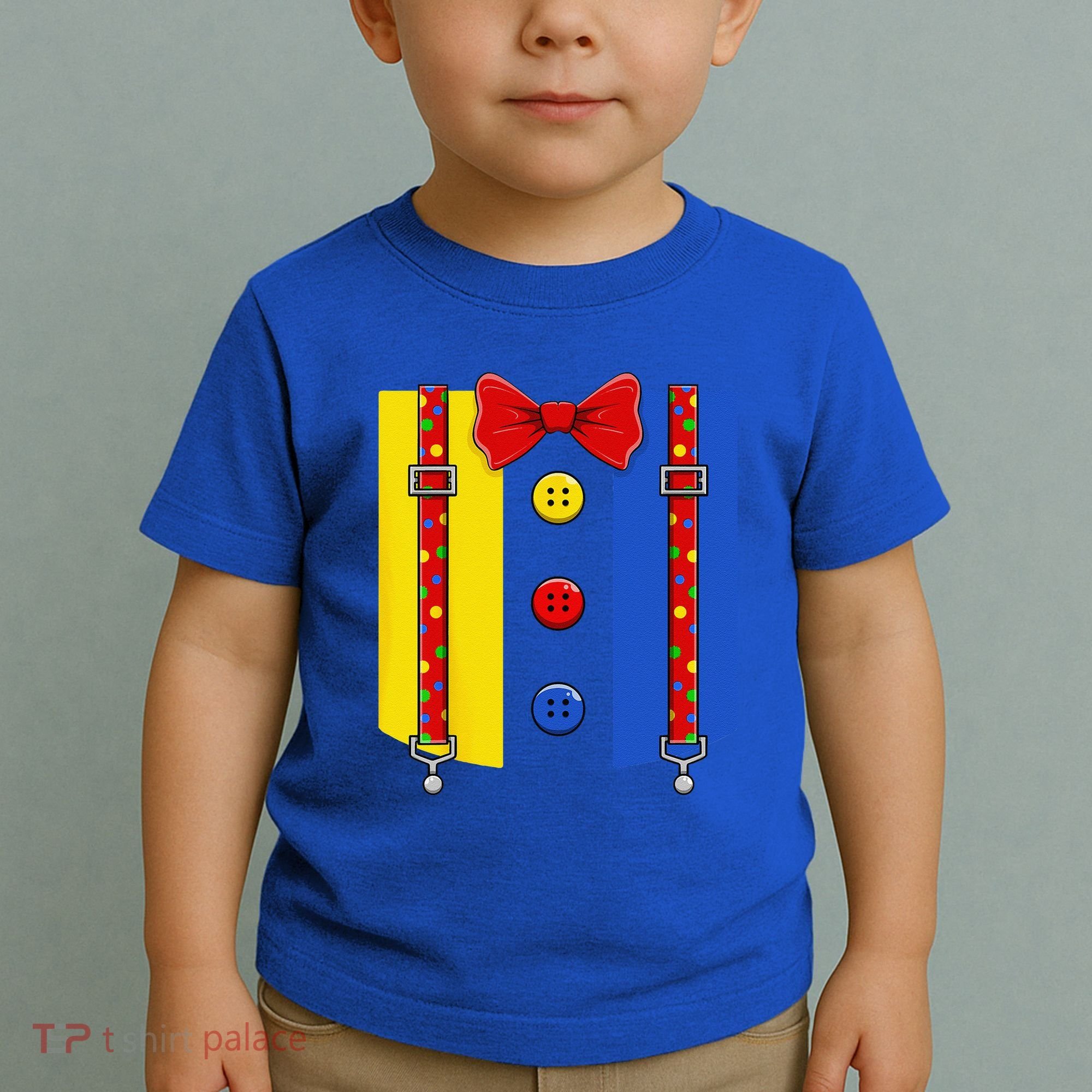Clown Costume Halloween Circus Matching Toddler T-Shirt