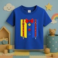 Clown Costume Halloween Circus Matching Toddler T-Shirt thumb 3
