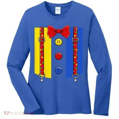 Clown Costume Halloween Circus Matching Women's Long Sleeve Shirt