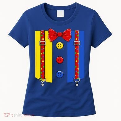 Clown Costume Halloween Circus Matching Women's T-Shirt
