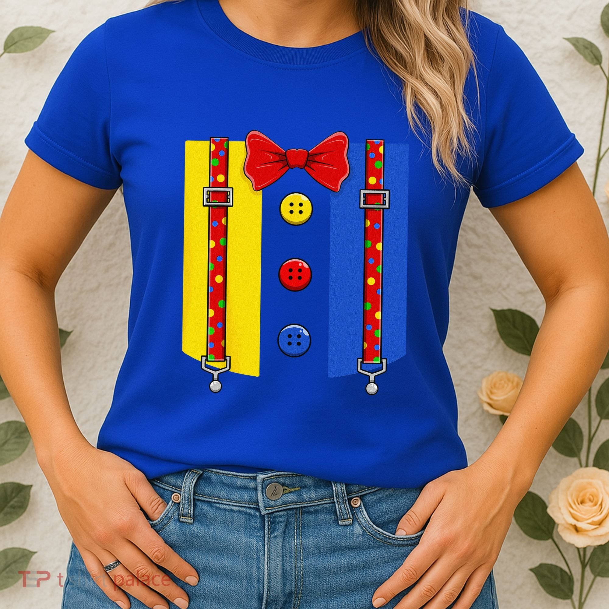 Clown Costume Halloween Circus Matching Women's T-Shirt