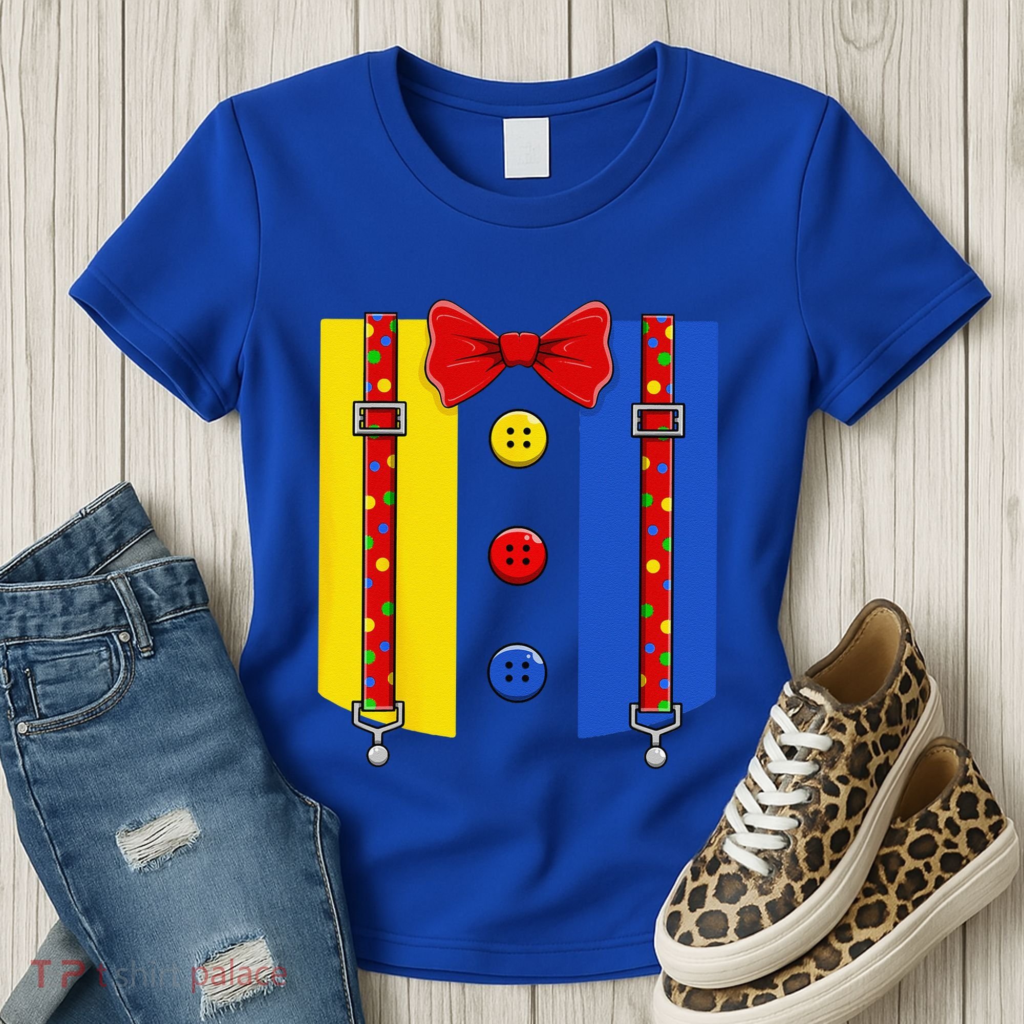 Clown Costume Halloween Circus Matching Women's T-Shirt