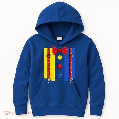 Clown Costume Halloween Circus Matching Kids Hoodie