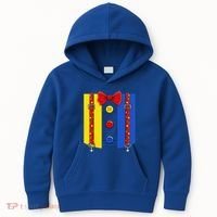 Clown Costume Halloween Circus Matching Kids Hoodie thumb 0