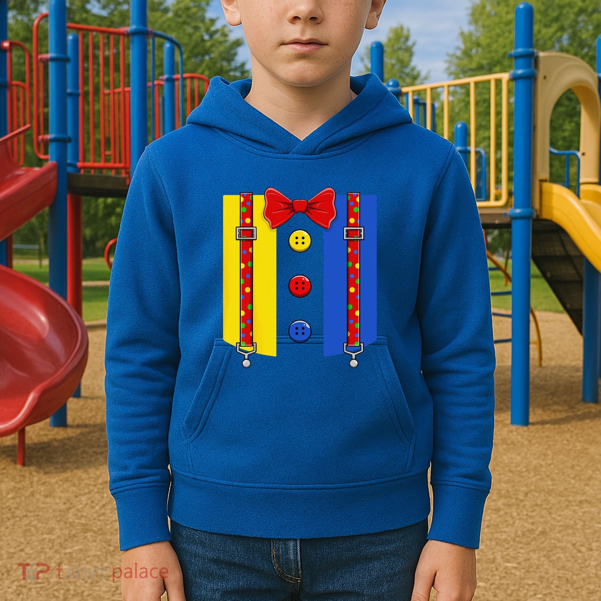 Clown Costume Halloween Circus Matching Kids Hoodie