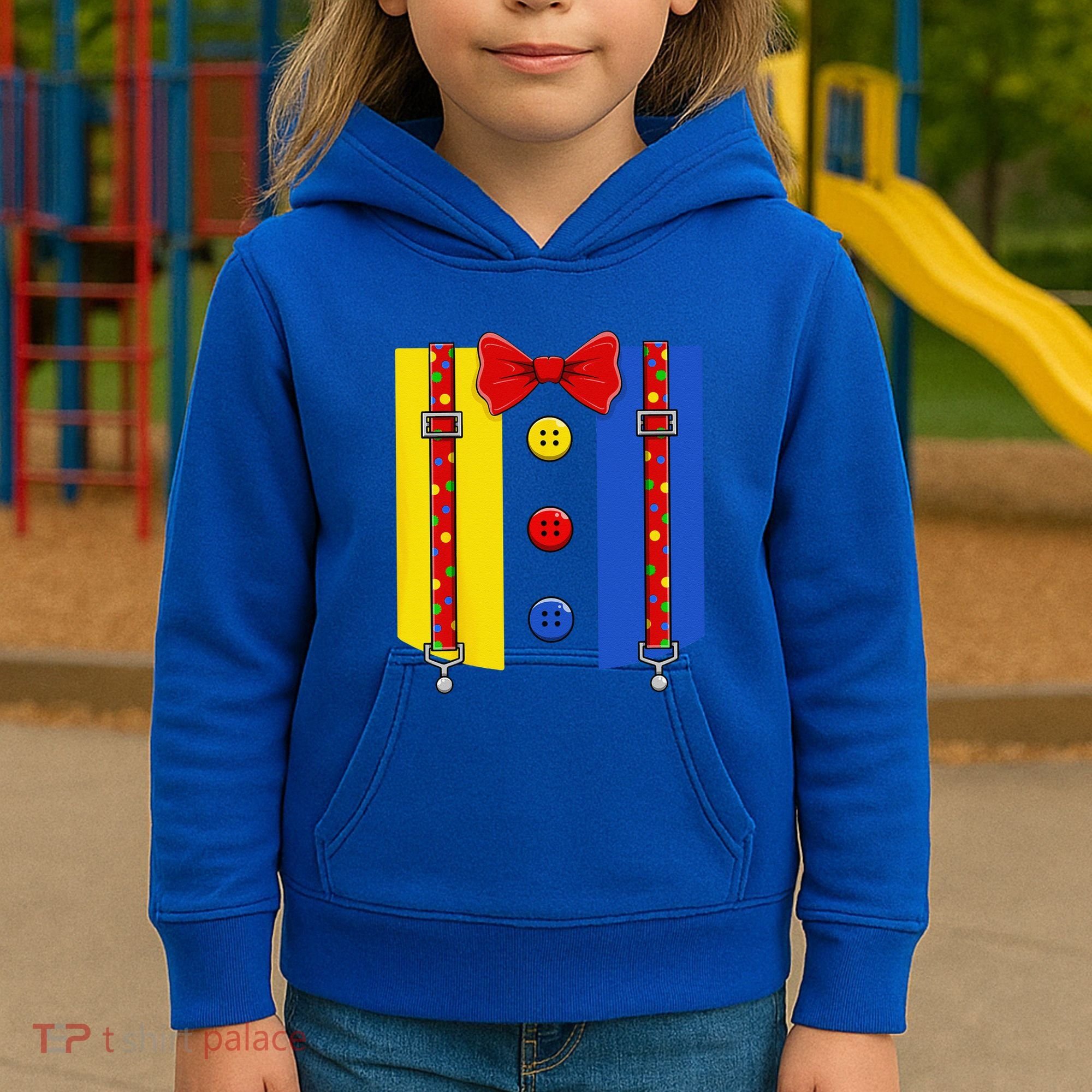Clown Costume Halloween Circus Matching Kids Hoodie