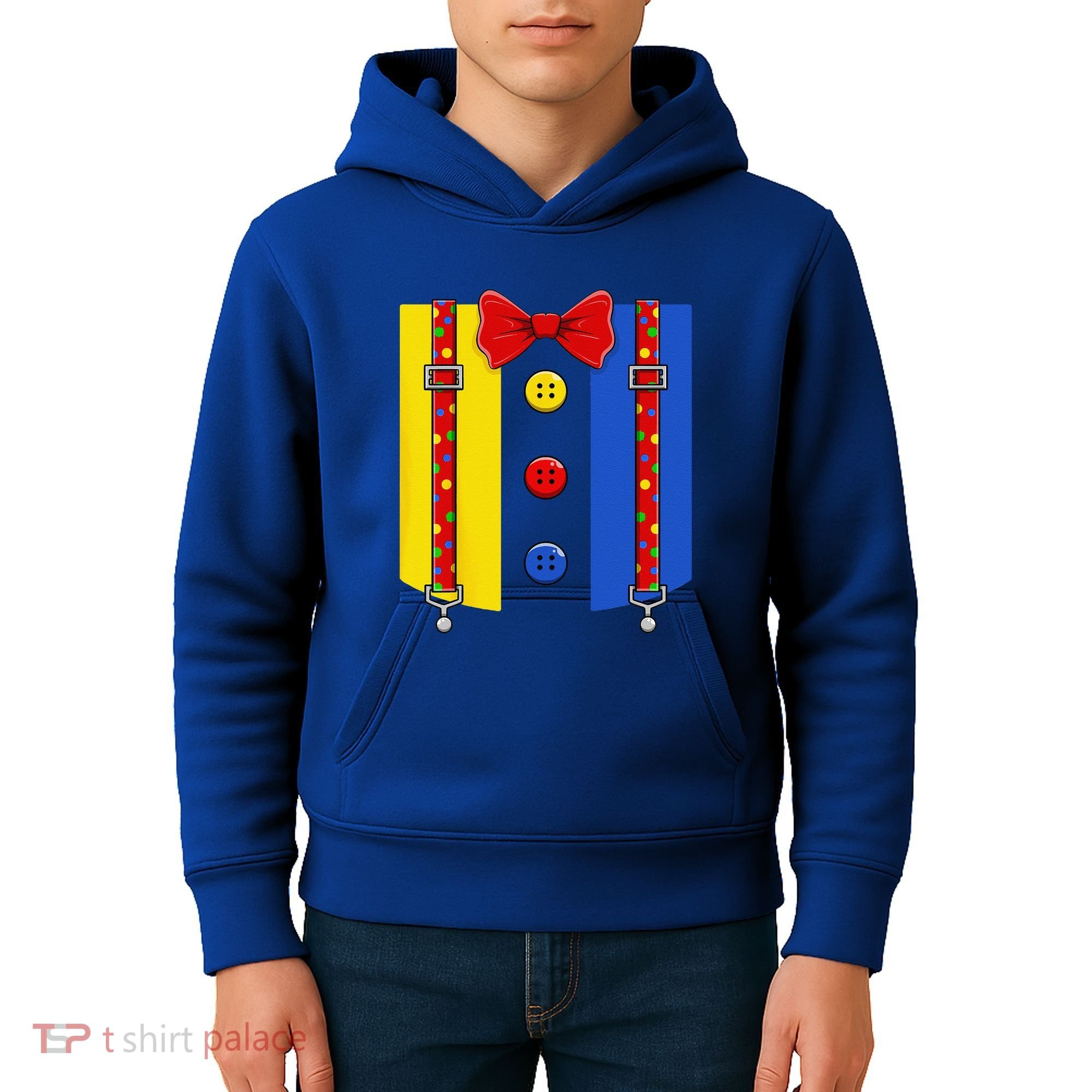 Clown Costume Halloween Circus Matching Kids Hoodie