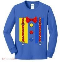 Clown Costume Halloween Circus Matching Kids Long Sleeve Shirt thumb 0