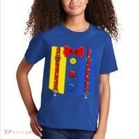 Clown Costume Halloween Circus Matching Kids T-Shirt thumb 2