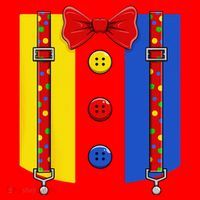 Clown Costume Halloween Circus Matching Santa Hat thumb 1