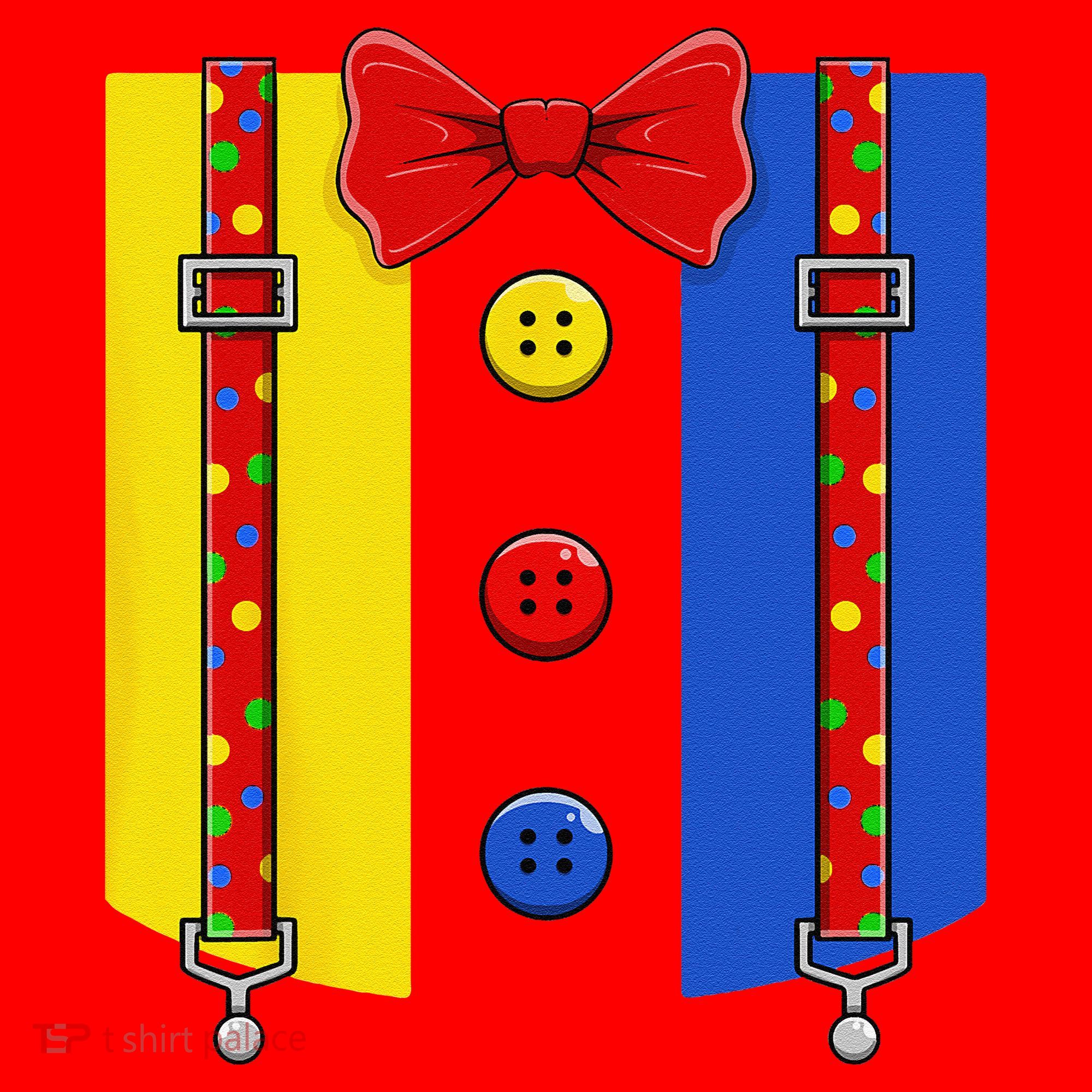 Clown Costume Halloween Circus Matching Santa Hat