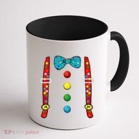 Clown Costume Halloween Funny Circus Clown DIY Costume Coffee Mug thumb 1