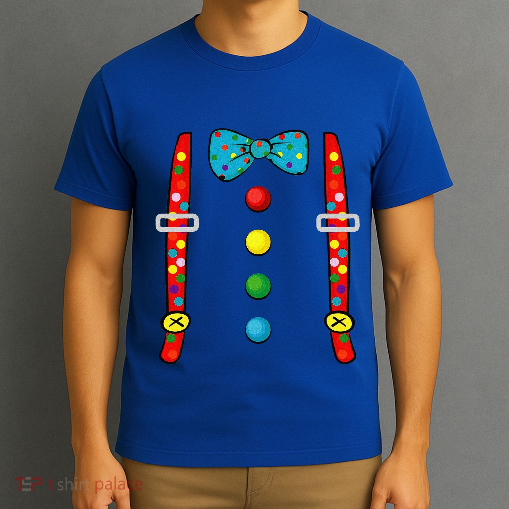 Clown Costume Halloween Funny Circus Clown DIY Costume T-Shirt