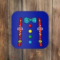 Clown Costume Halloween Funny Circus Clown DIY Costume Coaster thumb 0