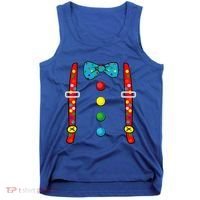 Clown Costume Halloween Funny Circus Clown DIY Costume Tank Top thumb 0