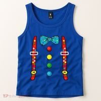 Clown Costume Halloween Funny Circus Clown DIY Costume Tank Top thumb 2