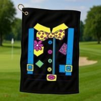 Clown Circus Halloween Clown Costume Golf Towel thumb 1