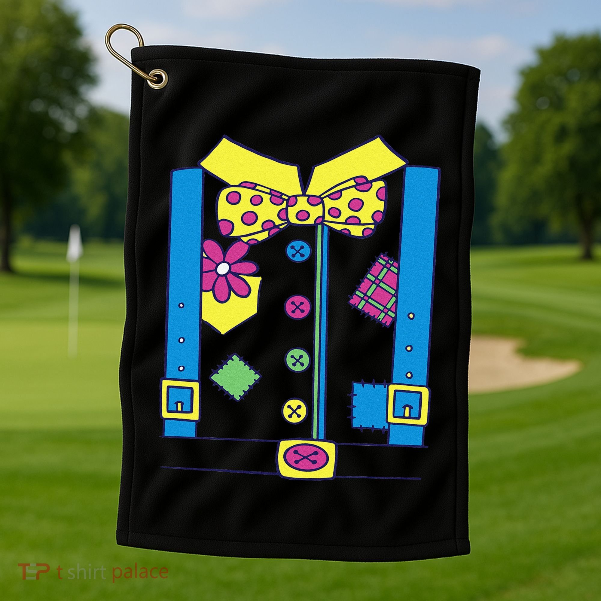 Clown Circus Halloween Clown Costume Golf Towel
