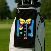 Clown Circus Halloween Clown Costume Golf Towel thumb 2