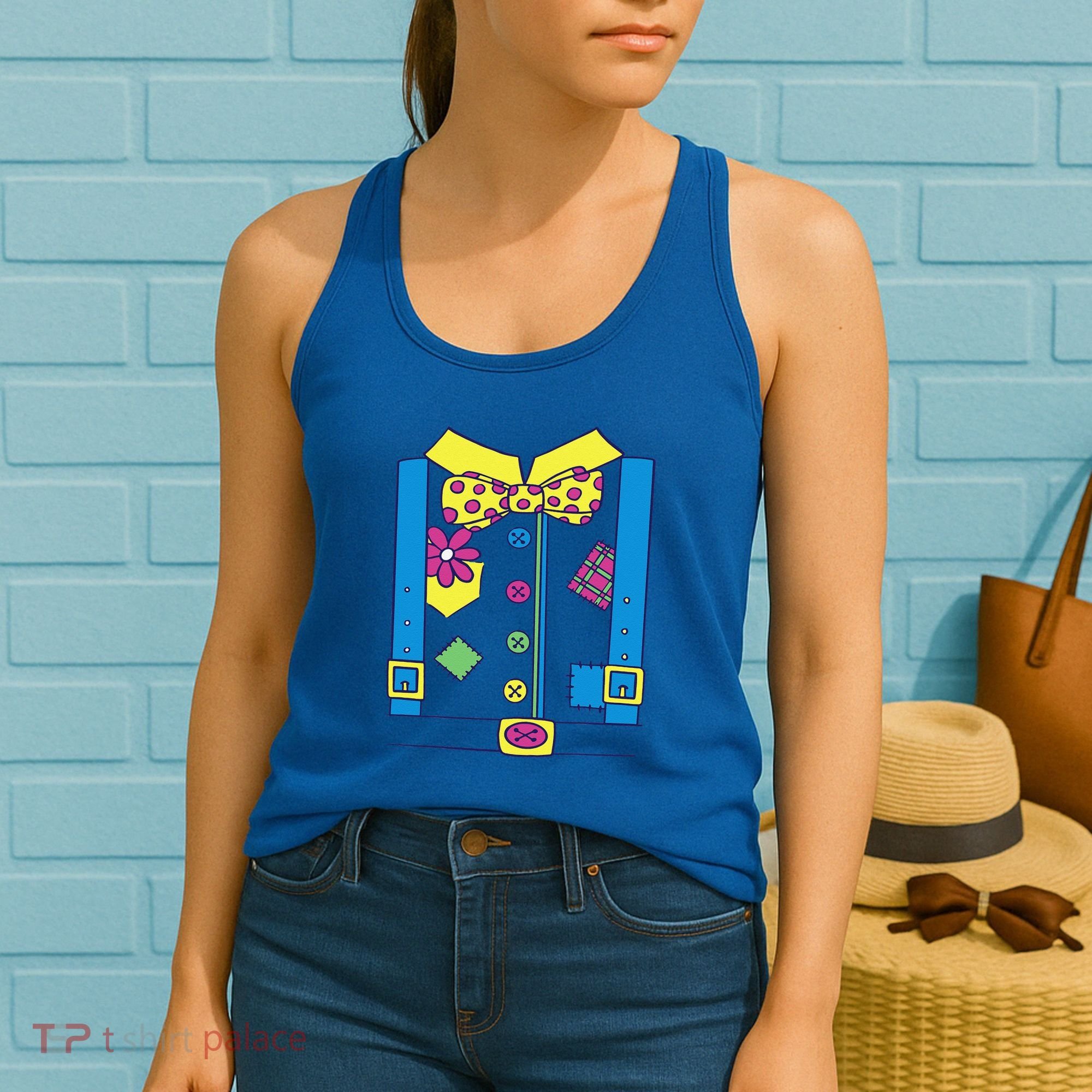 Clown Circus Halloween Clown Costume Women's Tank Top