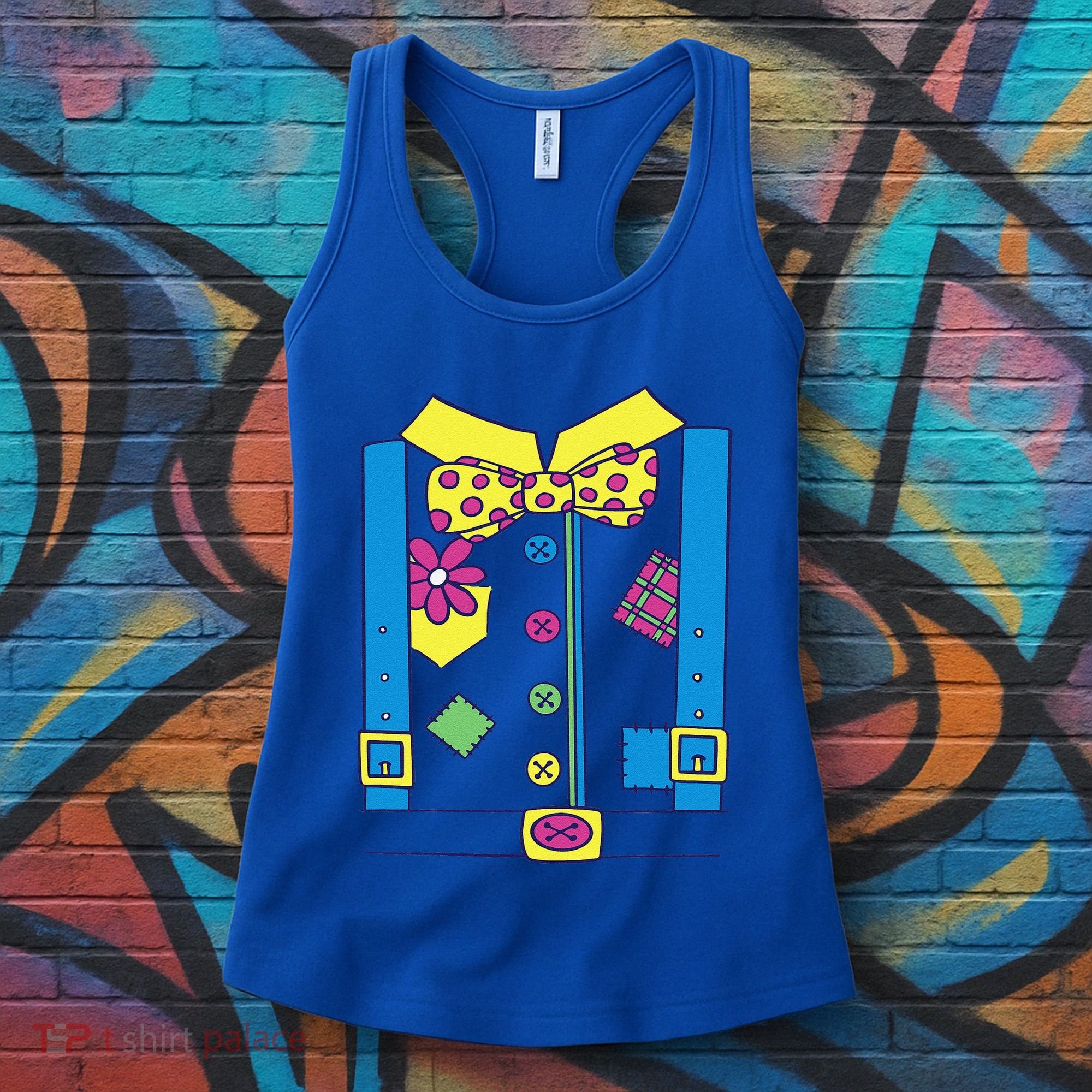 Clown Circus Halloween Clown Costume Women's Tank Top