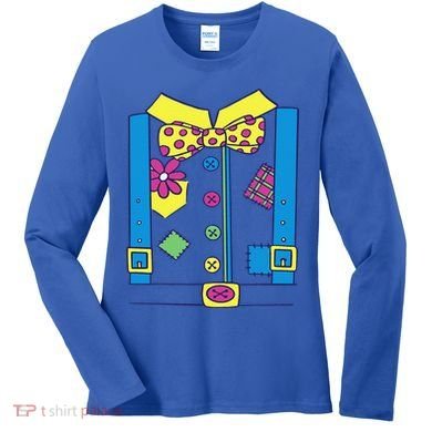 Clown Circus Halloween Clown Costume Women's Long Sleeve Shirt