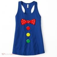 Clown Costume Halloween Funny Circus Clown Matching Family Women's Tank Top thumb 0